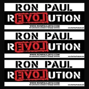 NEW (3-PACK) RON PAUL STICKERS - 11" IN. BUMPER STICKERS - END THE FED